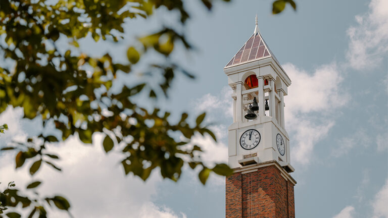 An image displaying Purdue Bell Tower!