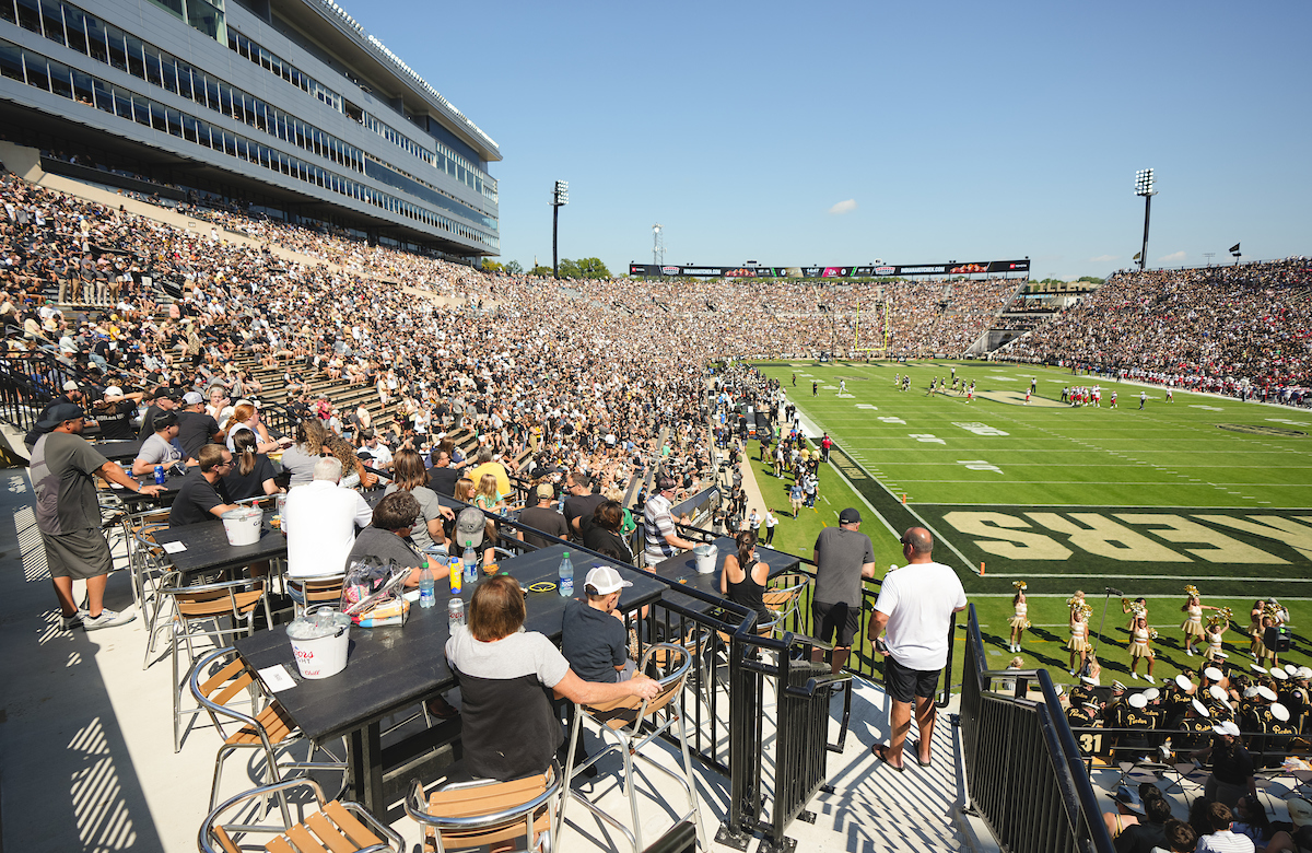 Ross-Ade stadium during a Purdue Football game