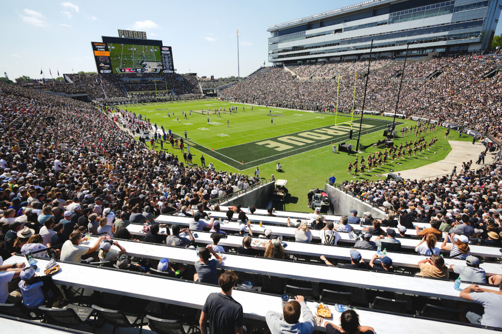 Ross-Ade stadium during a Purdue Football game