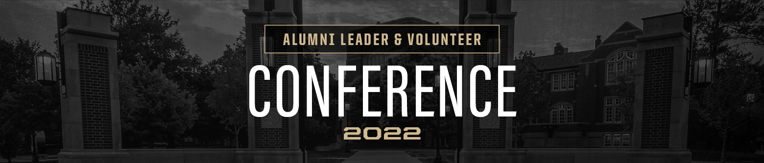 An image showing Alumni Leaders and Volunteer Conference 2022 web banner.