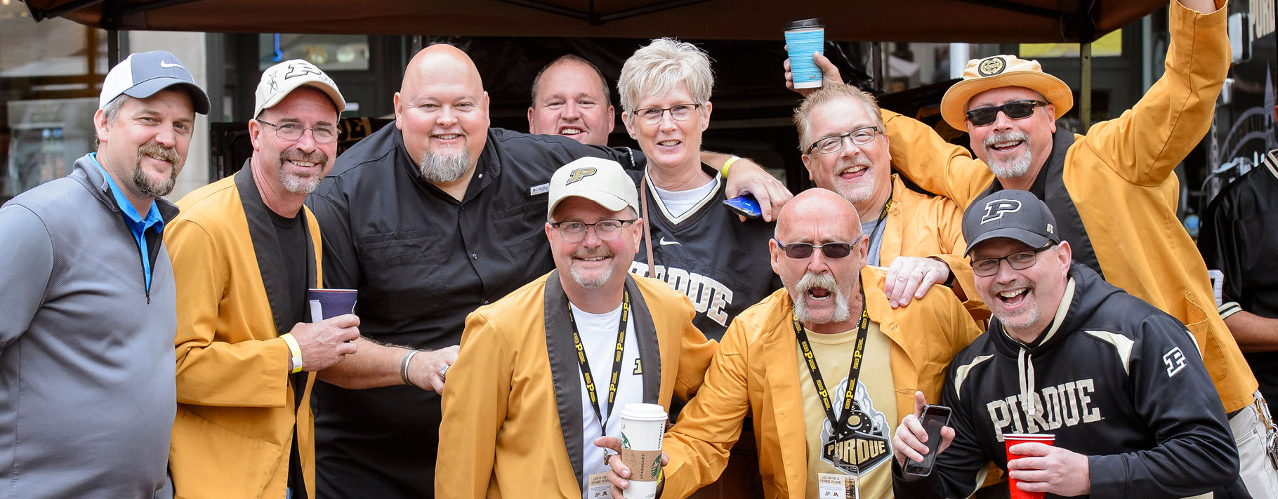 AN image of happy Purdue Alumnus posed for photo