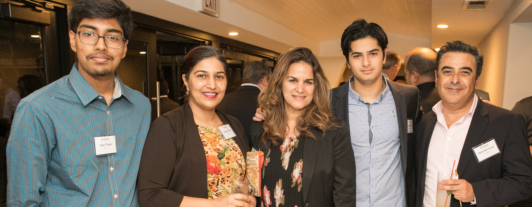 An image of International students and faculty at Purdue University