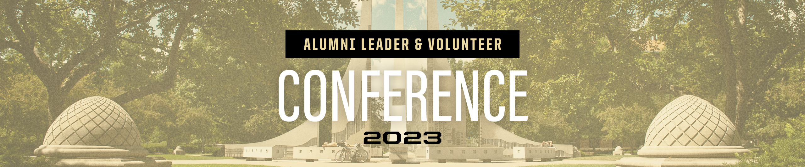 Alumni Leader & Volunteer Conference 2023 web graphic