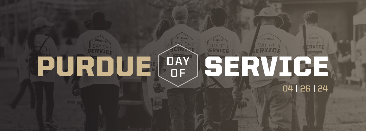 Purdue Day of Service banner!