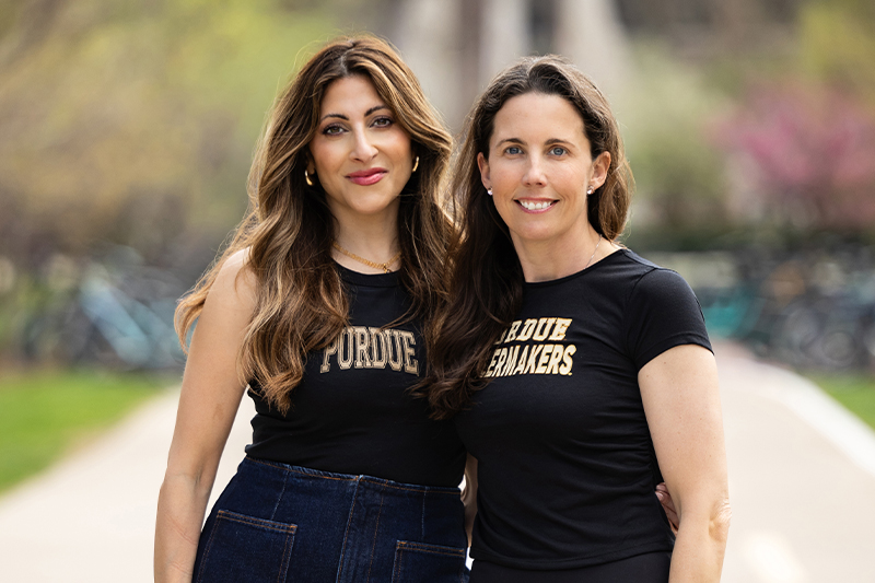 Shireen Hafeez and Libby Richards
