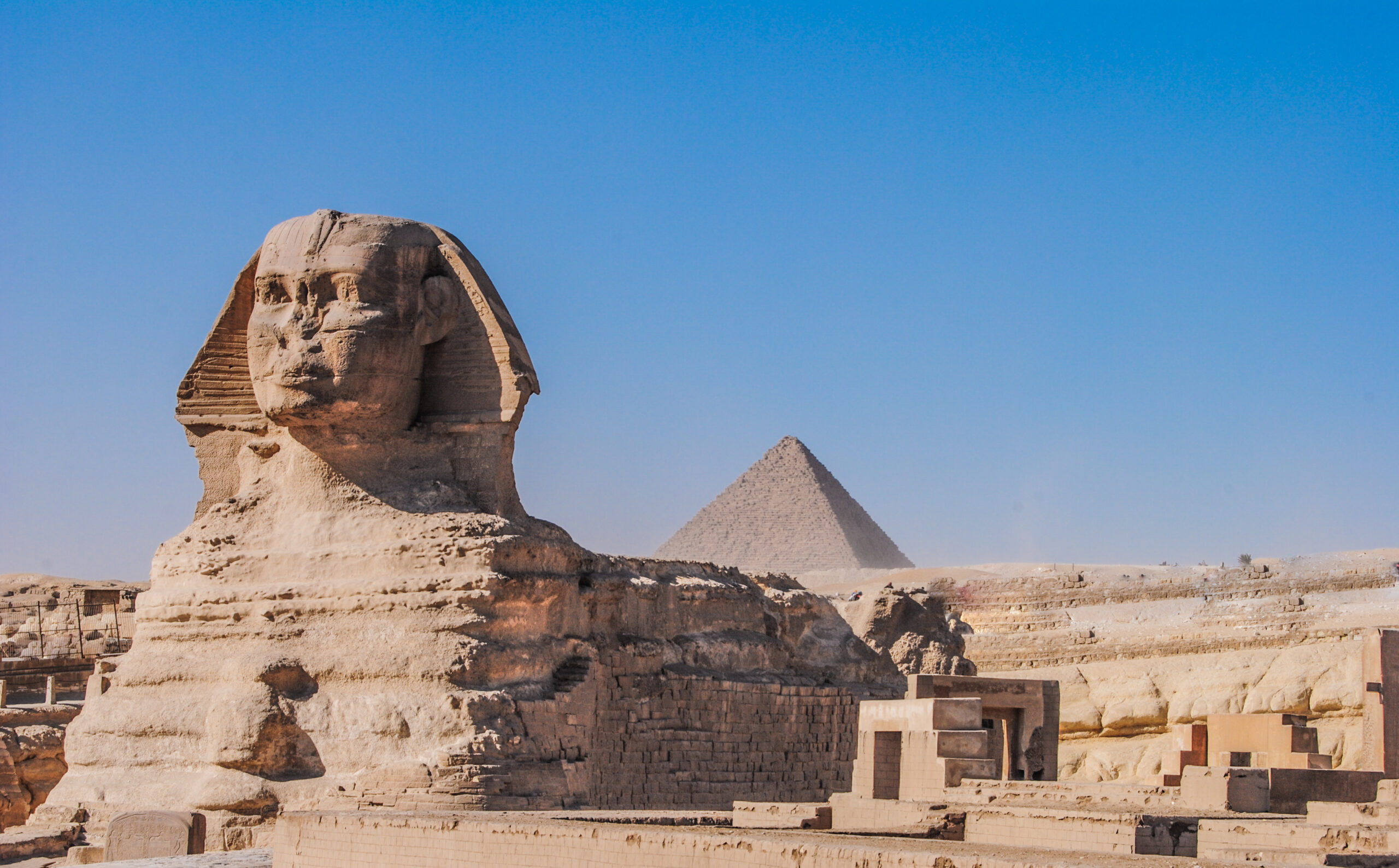 The Great Sphinx of Giza.