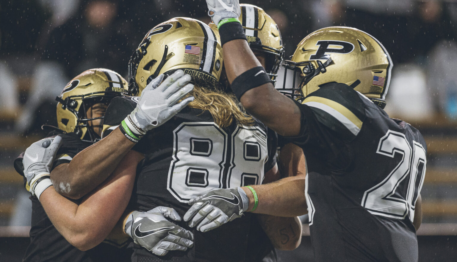 Purdue University Football players