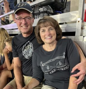 Mike and his wife Cindy Hoffman pictured together.