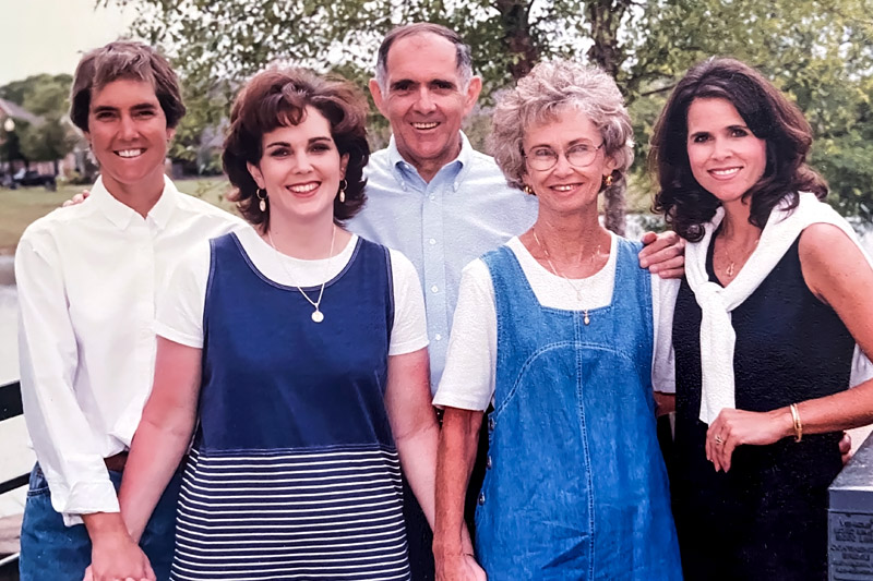 Frank and Andrea Incropera with their 3 daughters