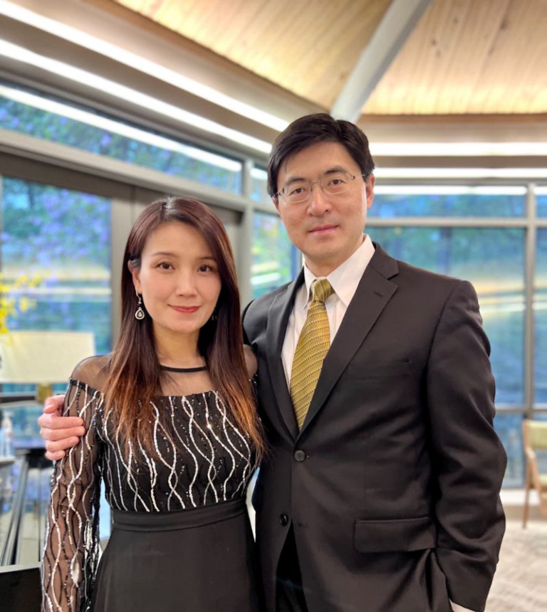 Image featuring President Mung Chiang and First Lady Kei Hui.