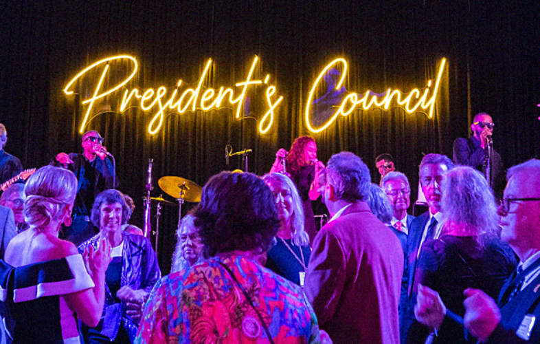 President's Council members at a gathering