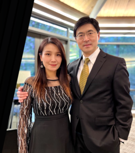 Purdue President Mung Chiang and First Lady Kei Hui