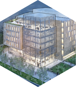 Purdue's School of Business building rendering