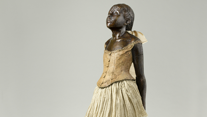 The Edgar Degas sculpture “La Petite Danseuse de Quatorze Ans (Little Dancer, Aged Fourteen),” one of the artist’s most iconic works, is the featured piece in a $21 million Degas collection donated to Purdue University by Chicago businessman Avrum Gray (ME’56).