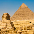 Great Pyramids of Giza in Egypt