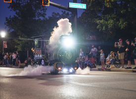 Purdue University steam train