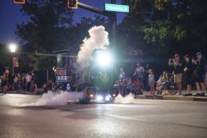 Purdue University steam train