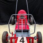 scratch built karts with Clinton Engine Company supplied power.