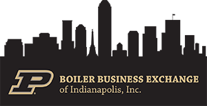 Boiler Business Exchange of Indianapolis, Inc. Background silhouette of downtown Indianapolis
