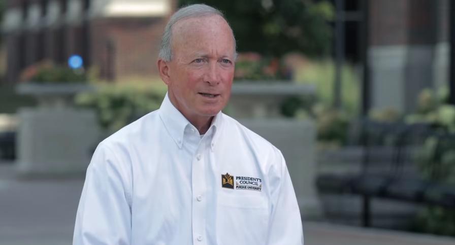 Purdue for Life Introduction and Mitch Daniels Interview video