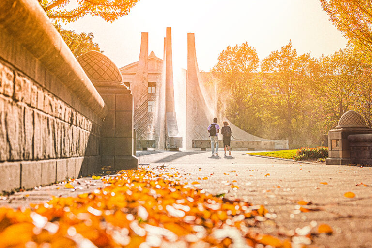 An image of fall season at Purdue University.